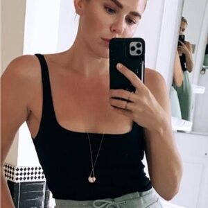 Vincent James square neck tank